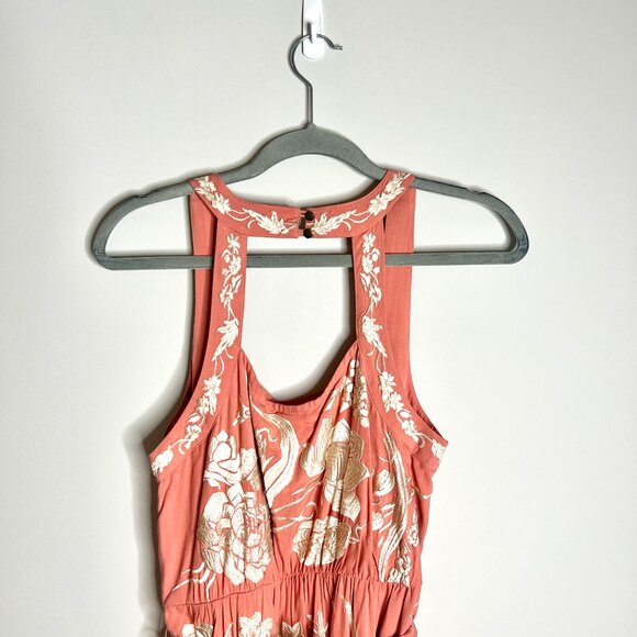 Anthropologie Lucille Dress Fringe Floral Tasseled Embroidered Bohemian Sz 10P - Picture 9 of 9